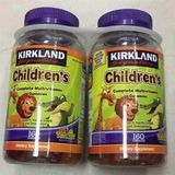  SET 2 KẸO DẺO BỔ SUNG VITAMIN CHO BÉ KIRKLAND SIGNATURE CHILDREN'S COMPLETE MULTIVITAMIN 160 VIÊN 