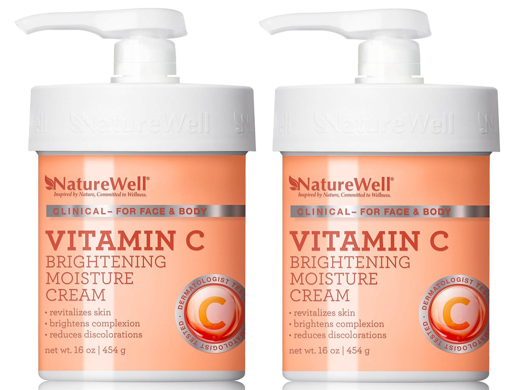  Vitamin C Dưỡng Da Mặt Và Toàn Thân NatureWell 454g 