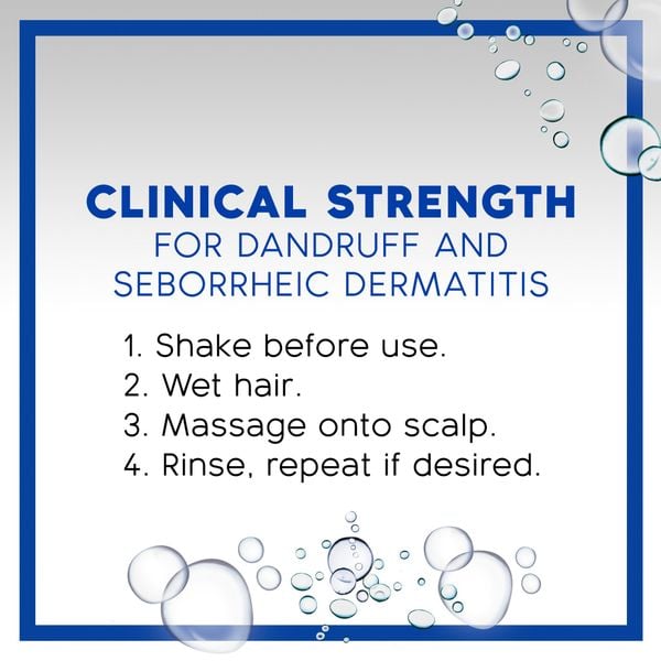  Dầu Gội Đặc Trị Gàu Head & Shoulders Clinical Strength Dandrufs Defense dry Scalp Rescue 400ML 