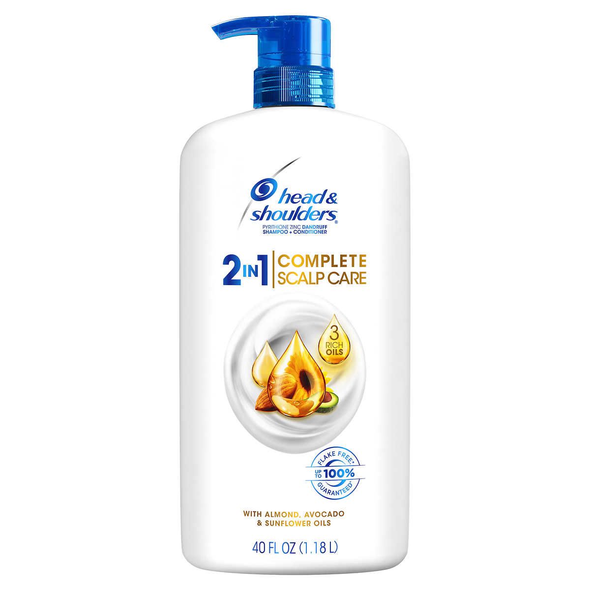  Dầu Gội Xả 2 In 1 Head & Shoulders Hạnh Nhân Dry Scalp Care 1.18L 