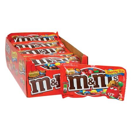  Kẹo Socola M&M Peanut Better 1.108,8g (24 gói x 46.2g)_Mỹ 