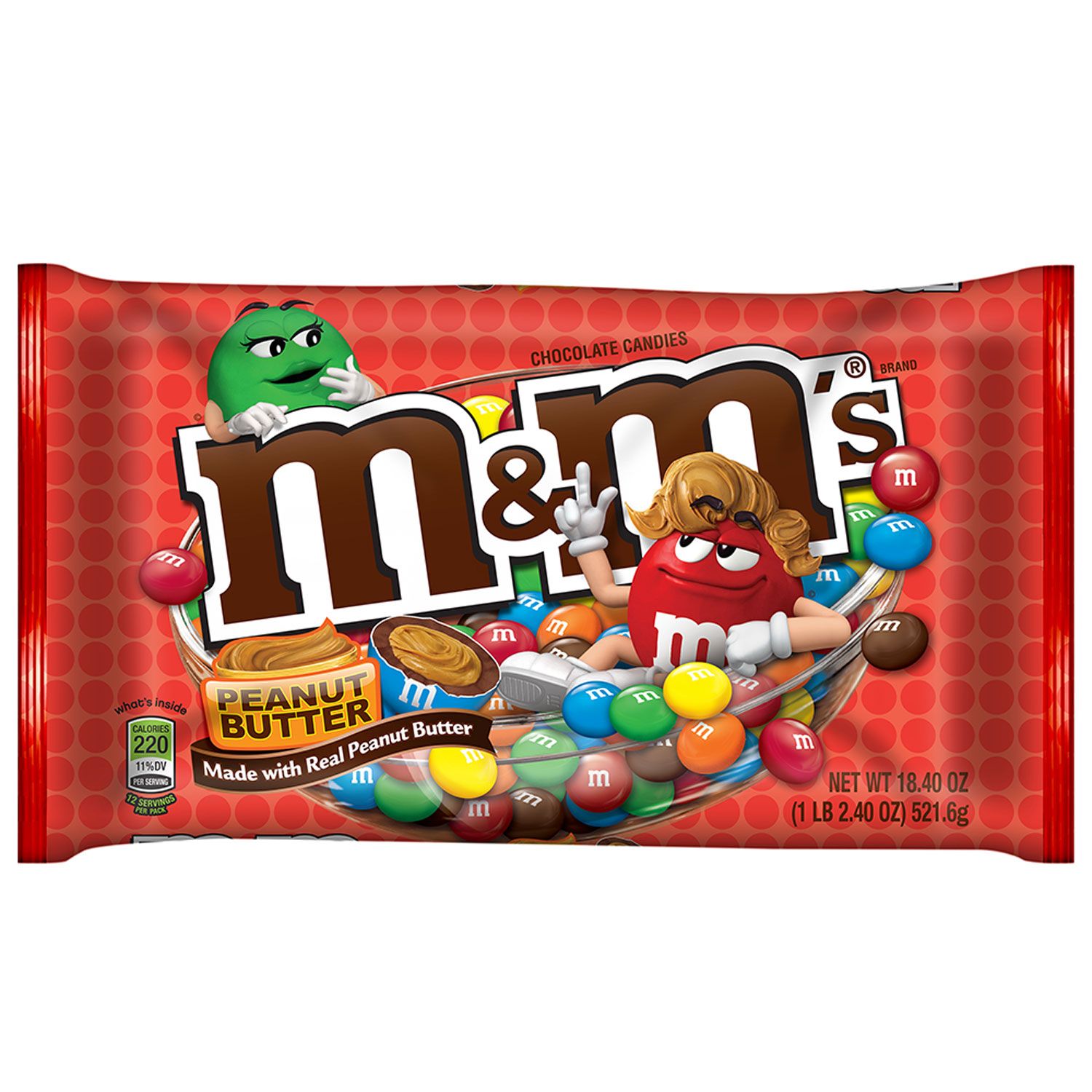  Kẹo Socola M&M Peanut Better 1.108,8g (24 gói x 46.2g)_Mỹ 