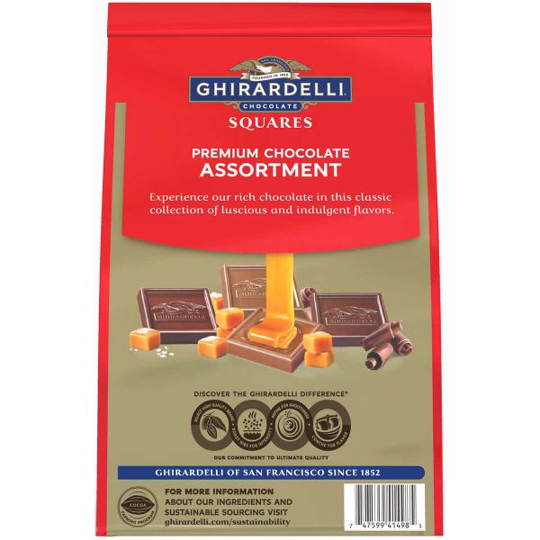  Kẹo sô-cô-la Đắng GHIRARDELLI PREMIUM CHOCOLATE ASSORTMENT 674.9g 