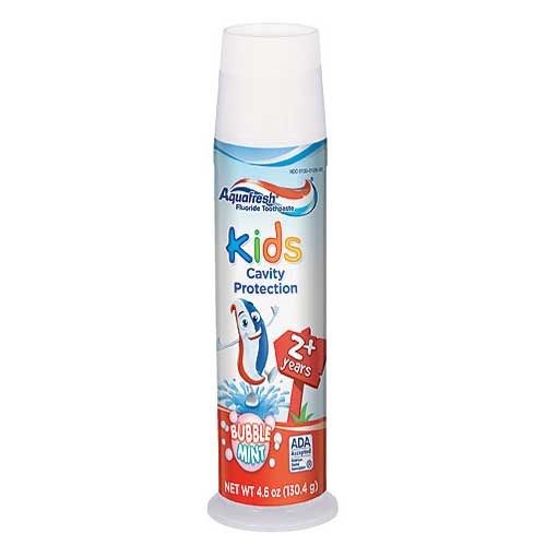  Kem Đánh Răng Aquafresh Kids 130.4g Cho Bé 2 Tuổi Trở Lên 