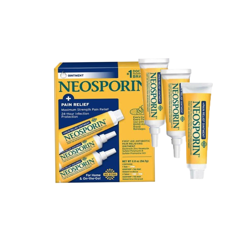  Thuốc mỡ Neosporin Pack 3 Trị Vết Thương, Trị Bỏng, Kháng Viêm_Mỹ 