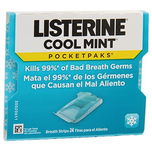  Miếng ngậm thơm miệng Listerine PocketPaks - hương Cool Mint 24 miếng 