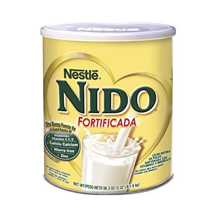  Sữa Tươi Dạng Bột Nido Fortificada Nắp Trắng Cho Bé _1.6kg 