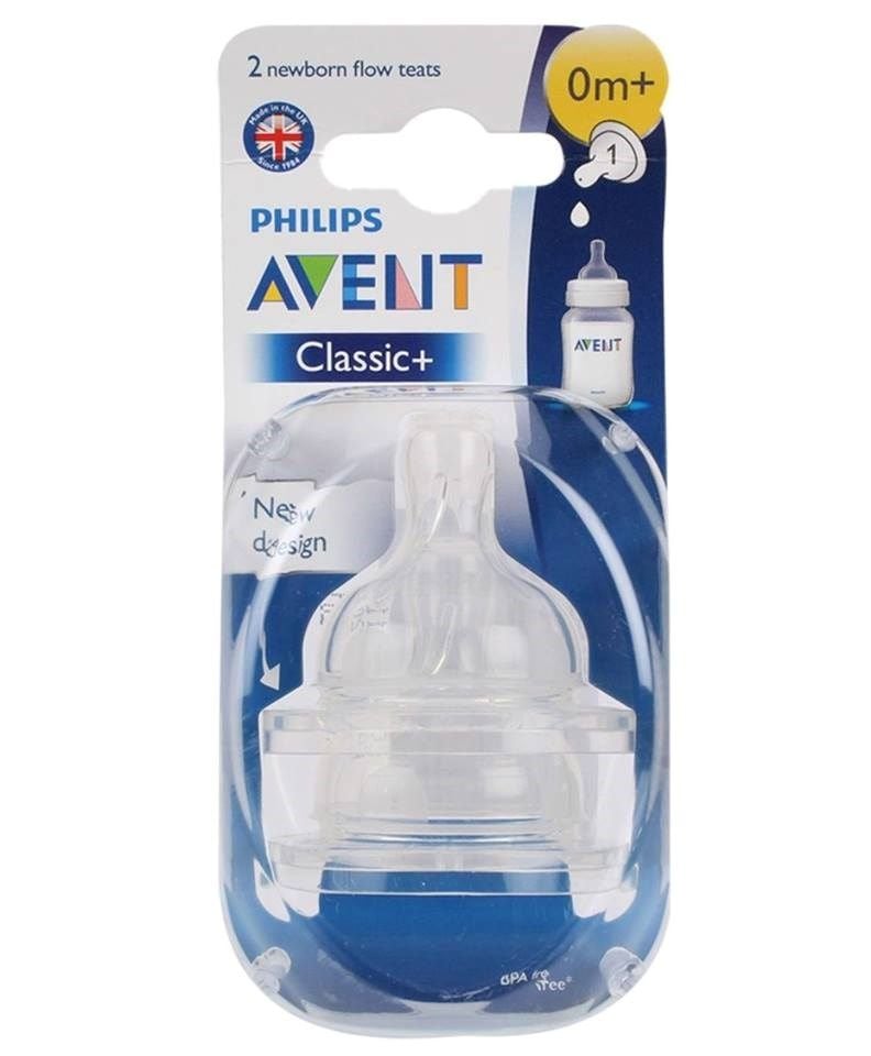  Núm Ty Thay Philips Avent Classic 4 Lỗ Và 1 Lỗ 