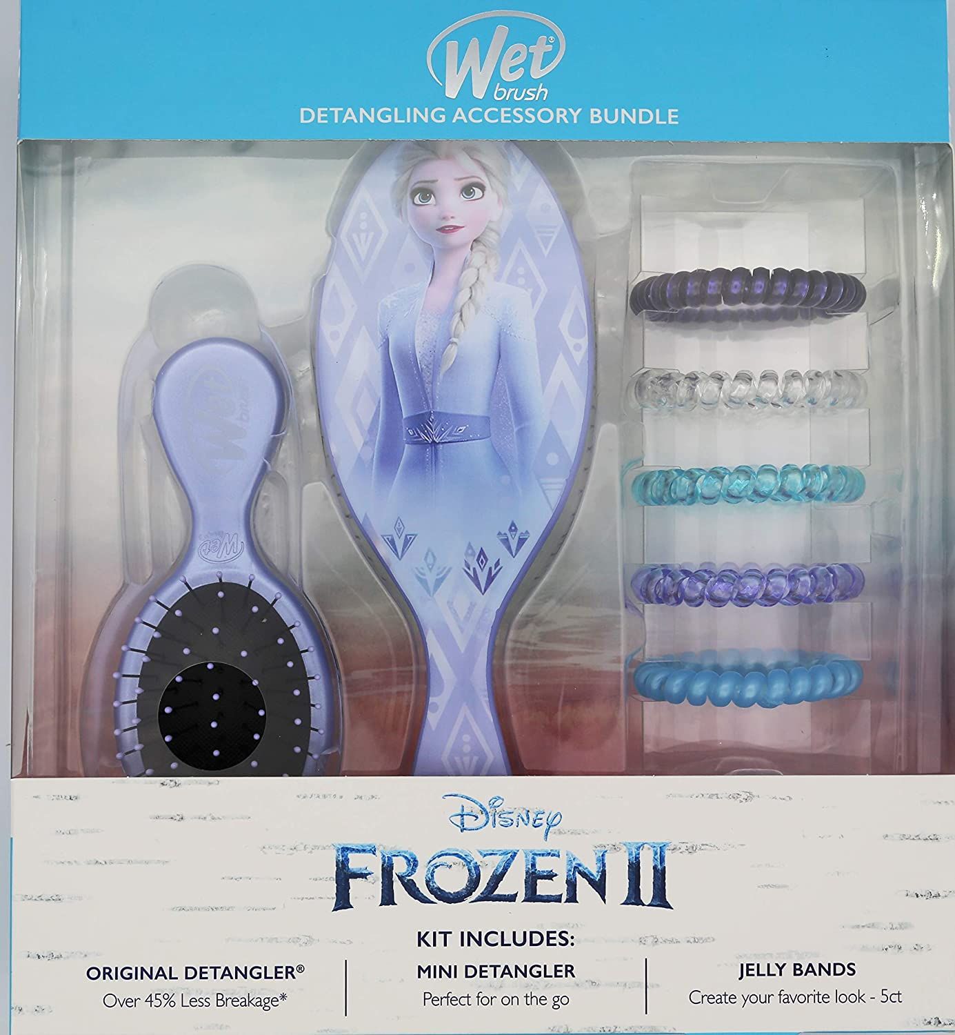  Set Lược Gỡ Rối Wet Detangling Accessory Bundle Phiên Bản Giới Hạn Disney Frozen 