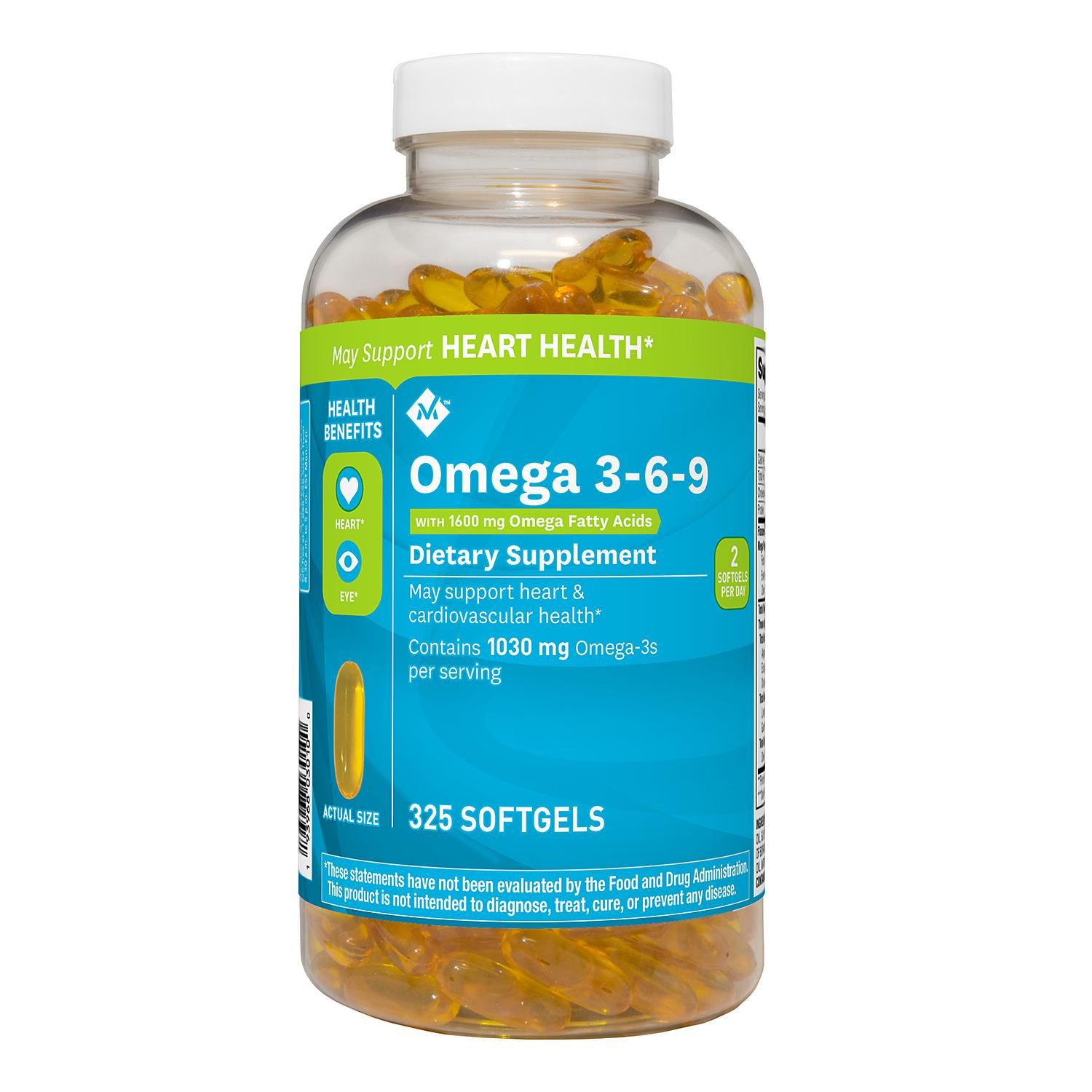  VIÊN UỐNG DẦU CÁ OMEGA 3 6 9 MEMBER'S MARK_325 VIÊN 