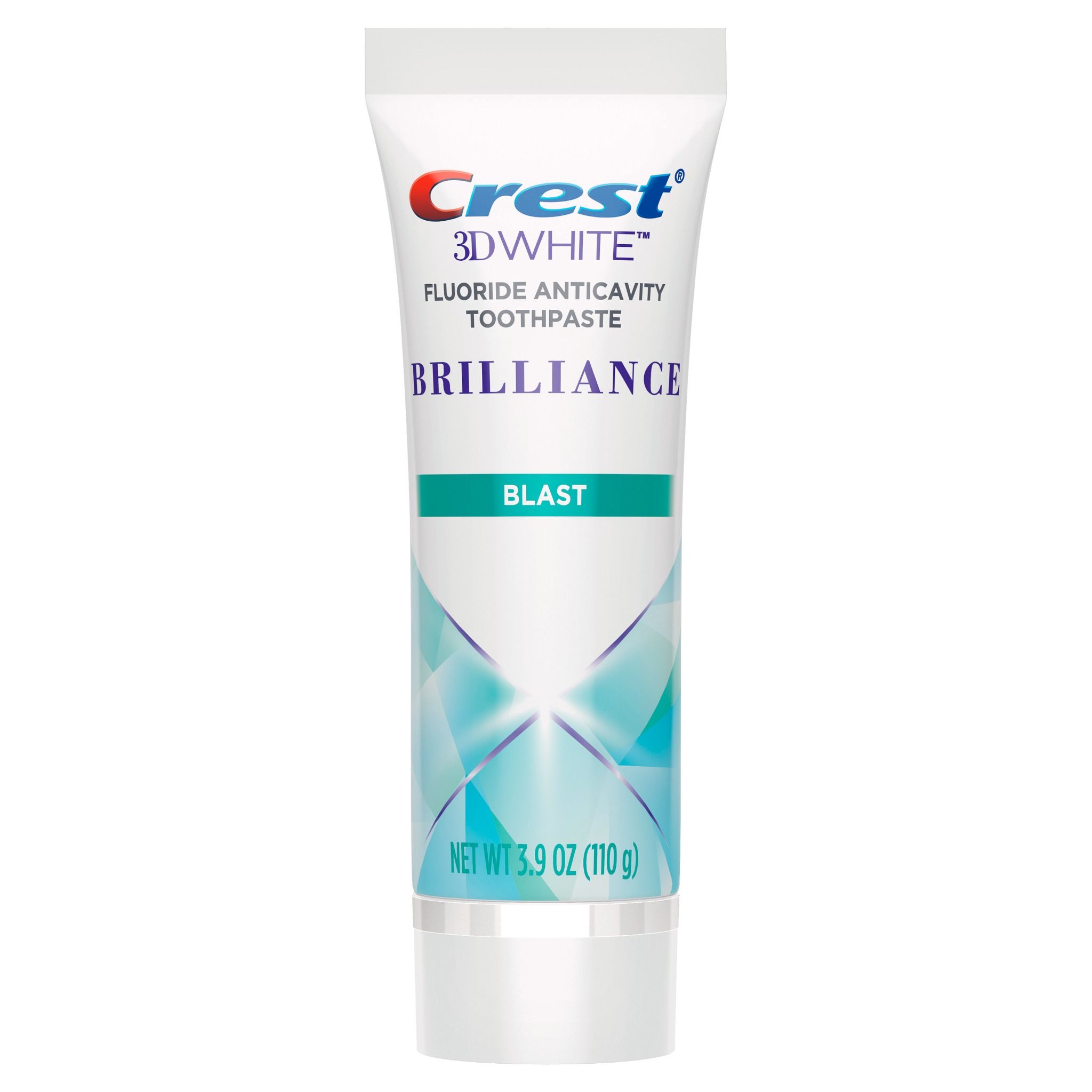  Kem Đánh Răng Crest 3D White Brilliance 110G-Vị Blast Xanh Lá 