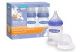  Set 3 Bình Sữa Lansinoh Breastmilk With NaturalWave Nipple 160ml & 240ml 