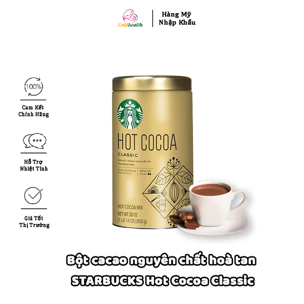  Bột cacao Starbucks Hot Cocoa Mix Classic 