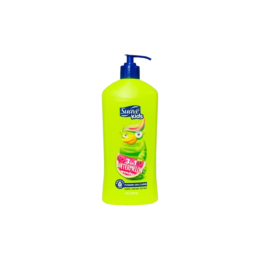  Sữa tắm gội xả cho bé Suave Kids 3 in 1 Watermelon Wonder chai 532ml 