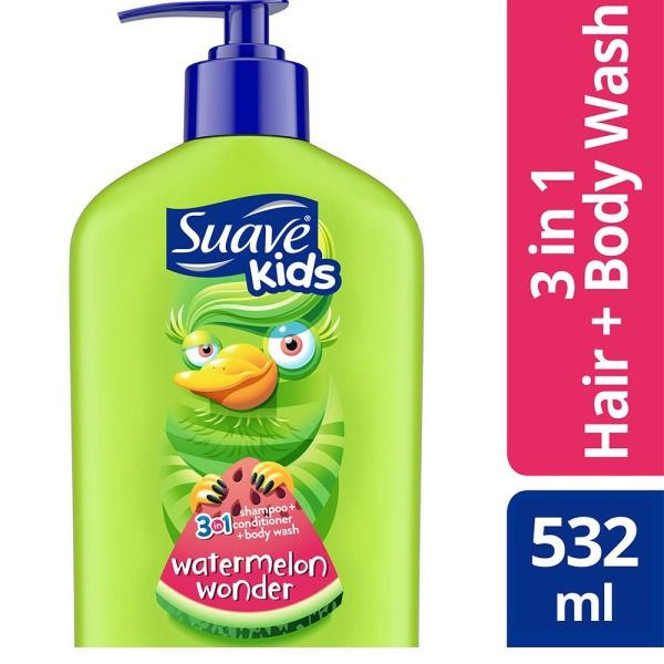  Sữa tắm gội xả cho bé Suave Kids 3 in 1 Watermelon Wonder chai 532ml 