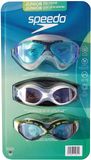  Set 3 Kính Bơi Trẻ Em Speedo Juniors Goggles 6-14 Tuổi Chống Tia Cực Tím 