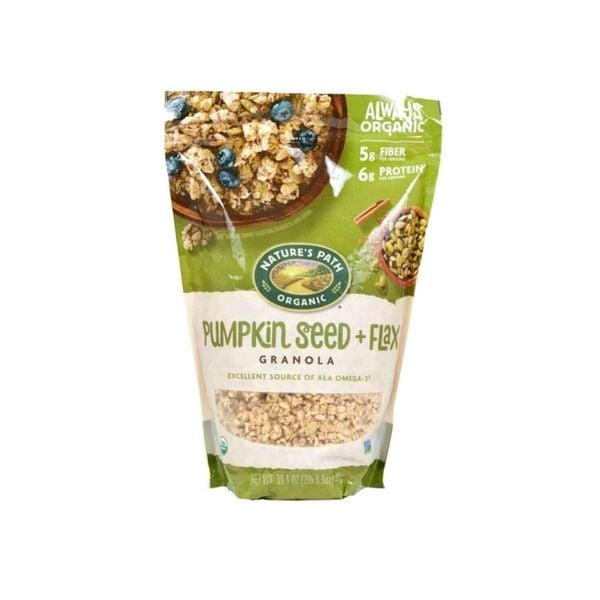  Yến mạch ăn liền Nature’s Path Organic Pumpkin Seed + Flax Granola Mỹ 