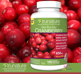  Viên uống hỗ trợ tiết niệu, chống oxy hóa Trunature Cranberry 650mg 