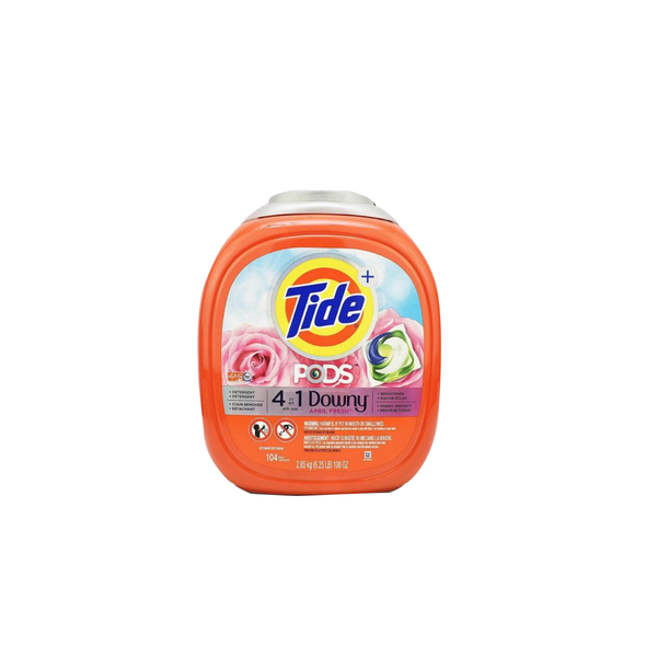  Viên Giặt Xả Tide Pods 4 In 1 Thùng Nhựa 104 Viên 