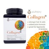  Collagen Youtheory Type 1 2 & 3 Mỹ - 290 viên - Chống Lão Hóa Da 