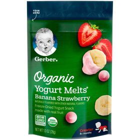  Bánh Ăn Dặm Sữa Chua khô Organic Gerber 28g (1oz) 