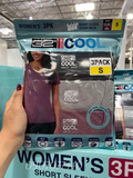 Set 3 Áo Thun Nữ Tay Ngắn Cổ Tròn 32 Độ Degree Cool 