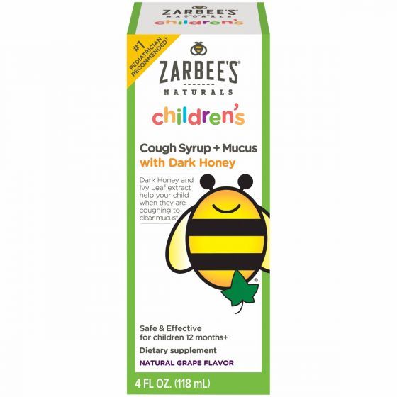  Siro trị ho Zarbees Naturals Childrens Cough Syrup cho bé trên 1 tuổi 