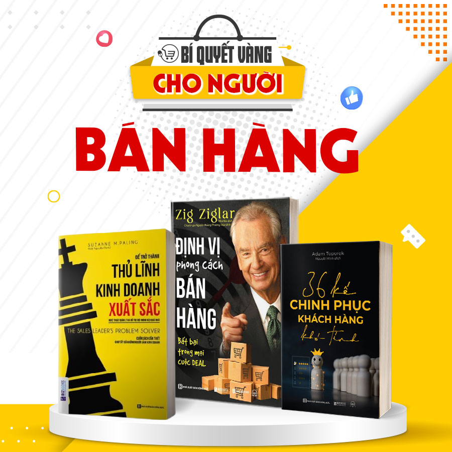 Combo Sách Bí quyết vàng cho người bán hàng