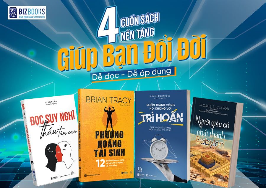 Combo 4 Cuốn sách nền tảng giúp bạn đổi đời