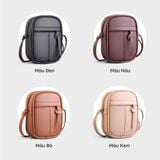  Túi Yuumy ( Thời trang nữ size 13 - Túi đeo chéo Seasand YN172N ) màu nâu 