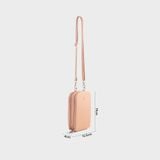  Túi Yuumy ( Thời trang nữ size 13 - Túi đeo chéo da Seasand YN244HD ) - Hồng đất 