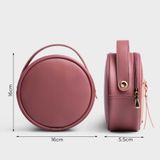  Túi Yuumy ( Thời trang nữ đi chơi size 16 - Túi đeo chéo da Seasand YN65HR ) màu hồng ruốc 