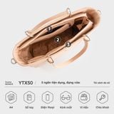  Túi Yuumy ( Thời trang nữ công sở cỡ lớn - Túi xách da Seasand YTX50K ) - Kem 