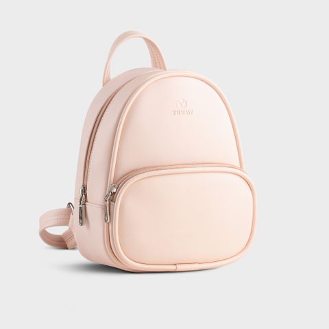 Balo da nữ mini phong cách dễ thương Yuumy Seasand YBA105HA màu hồng dâu