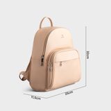  Balo Yuumy ( Thời trang nữ cỡ trung - Balo da Seasand YBA86K ) màu kem 