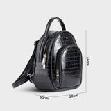  Balo Yuumy ( Thời trang nữ mini- Balo da Seasand YBA91D ) - Đen 