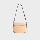  Túi Yuumy ( Thời trang nữ size 21 - Túi đeo chéo da Seasand YN236K ) - Kem 