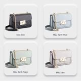  Túi Yuumy ( Thời trang nữ size 17 - Túi đeo chéo da Seasand YN147XM ) Màu xám 