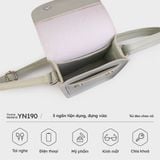  Túi Yuumy ( Thời trang nữ size 11 - Túi đeo chéo da Seasand YN190XN ) màu xanh ngọc 