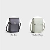  Túi Yuumy ( Thời trang nữ size 11 - Túi đeo chéo da Seasand YN190D ) màu đen 