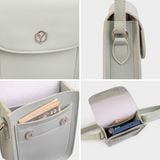 Túi Yuumy ( Thời trang nữ size 11 - Túi đeo chéo da Seasand YN190D ) màu đen 