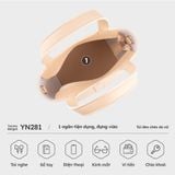  Túi đeo chéo nữ YUUMY YN281 (Màu Bò) 