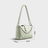  Túi Yuumy ( Thời trang nữ size 21 - Túi đeo vai da Seasand YN211XN ) màu xanh ngọc 