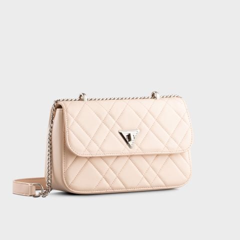 Túi Yuumy (Thời trang nữ họa tiết chần chỉ size 24 - Túi đeo chéo da Seasand YN279HA) màu hồng dâu