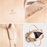  Túi Yuumy ( Thời trang nữ cỡ lớn đa năng - Túi du lịch da Seasand YMTR8K ) - Kem 