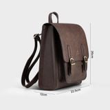  Balo Yuumy ( Thời trang nữ cỡ trung - Balo da Bergen YBA47N ) màu nâu 