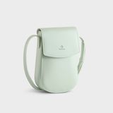  Túi Yuumy ( Thời trang nữ mini dáng đứng nắp gập thanh lịch - Túi đeo chéo da Seasand YN258XN ) - Xanh ngọc 