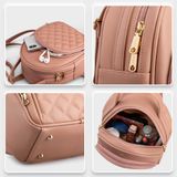  Balo Yuumy ( Thời trang nữ cỡ trung - Balo da  Seasand YBA64D ) Màu đen 