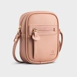  Túi Yuumy ( Thời trang nữ size 13 - Túi đeo chéo da Seasand YN132HD ) Màu hồng đất 