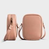  Túi đeo chéo nữ mini hoạ tiết khóa charm Yuumy Seasand YN132HD Màu hồng đất 